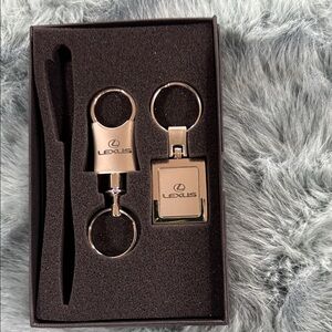 Lexus Silver Key & Card Holder Set